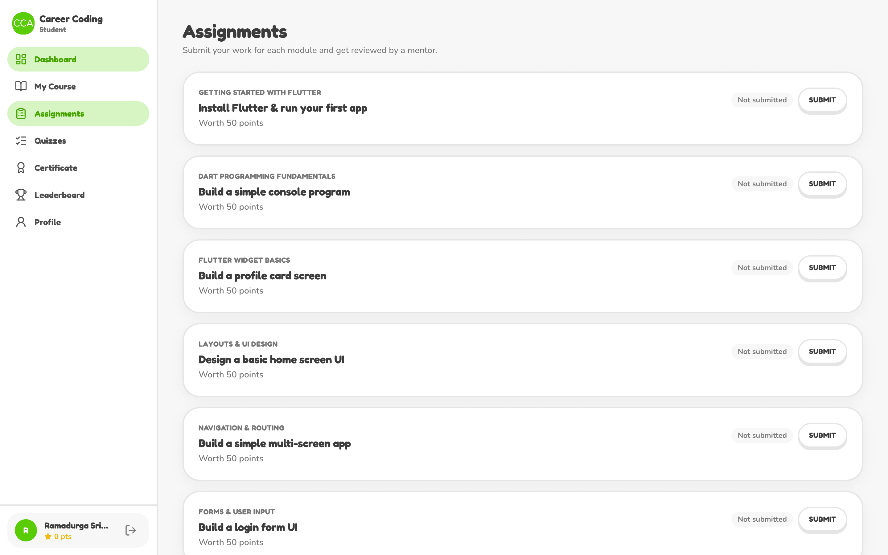 Assignments
